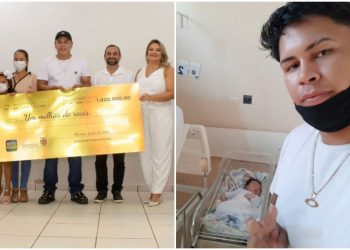 PR: Jovem ganha R$ 1 milhão em sorteio no mesmo dia em que filho nasceu