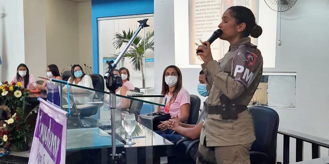 Ronda Maria da Penha do Território do Sisal participa do Dia D do Mês da Mulher em Araci