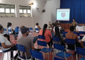 Santa Bárbara – Ronda Maria da Penha do Território do Sisal realiza capacitação com o efetivo da 2a Cia do 16° BPM