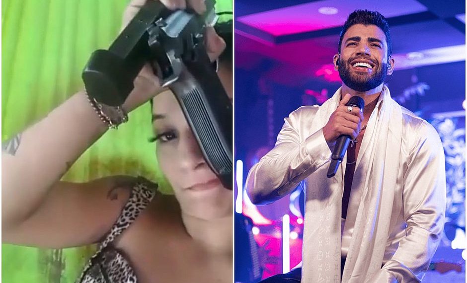 Mulher exibe arma e ameaça Gusttavo Lima: ‘vai ser o último show’