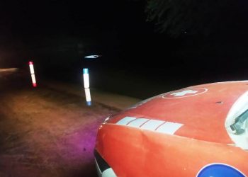 HB20 cai dentro de aguada quando atravessava à barragem da Laranjeira