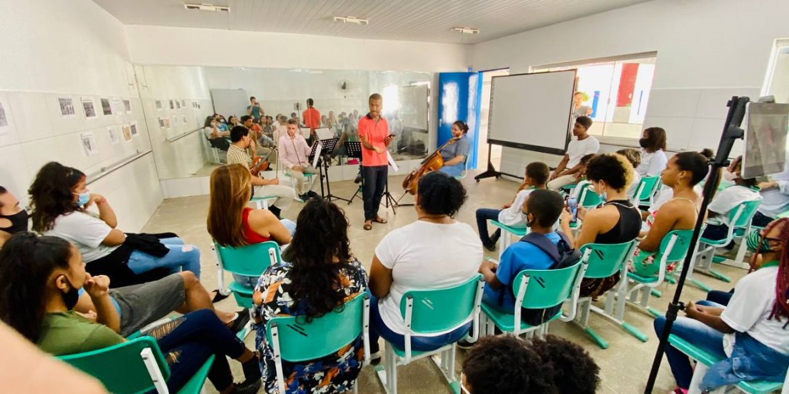 Projeto Quarteto Na Estrada realiza atividades pedagógicas e recital para projetos musicais e estudantes de Feira de Santana
