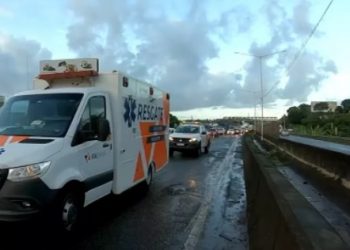 Motorista de caminhão morre após atropelamento na BR-324; vítima desceu do veículo para resolver problema mecânico