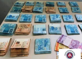 PM prende homem com R$ 27 mil furtado de médico