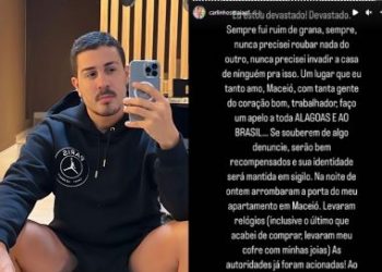 Casa de Carlinhos Maia é arrombada e cerca de R$ 5 milhões são levados: ‘Estranho demais’