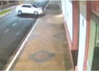SP – atropela suspeito de furtar igreja em Santa Cruz do Rio Pardo