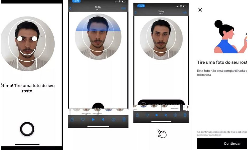 Uber: passageiro que paga em dinheiro terá que tirar selfie para pedir corrida