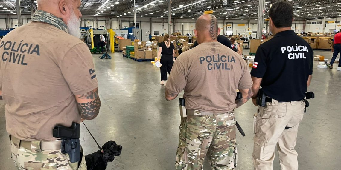 Draco e Coe apreendem drogas em encomendas dos Correios