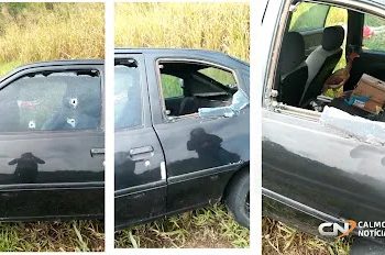 Mulher é encontrada morta ao lado de carro com marcas de tiros nas margens da BA-052