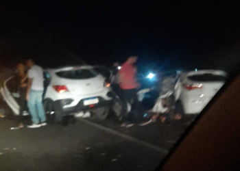 Colisão envolvendo HB20 e S10 deixa três mortos e dois feridos na BR-116/Norte