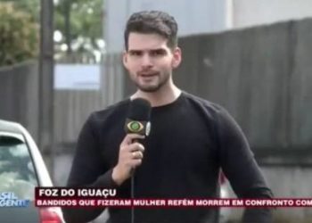 PR – Repórter da Band canta paródia de música da Xuxa para falar de crime