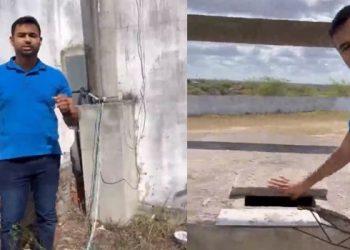 Vídeo – Vereador vai à escola para mostrar descaso e diretora protesta durante gravação