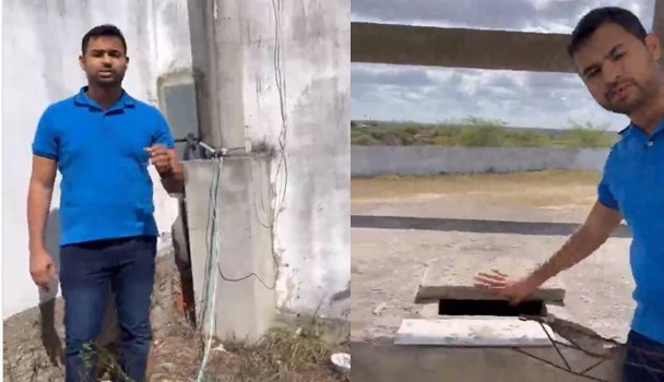 Vídeo – Vereador vai à escola para mostrar descaso e diretora protesta durante gravação