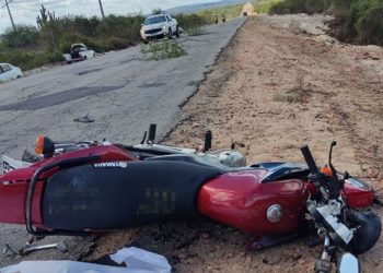 Motociclista morre em acidente na BA-120, entre Santaluz e Valente