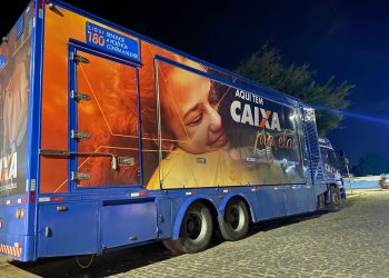 Caminhão do Caixa pra Elas está em Serrinha até o dia 7/10