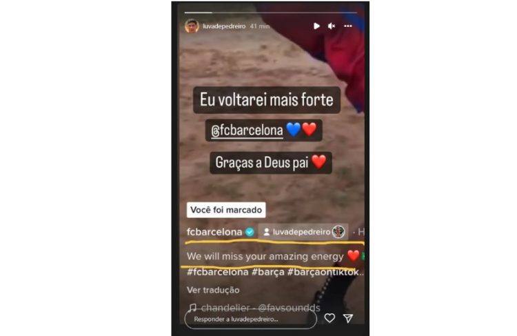 Luva de Pedreiro apaga vídeo em que anunciava fim da carreira e posta nova foto na rede social: ‘vamos voltar mais fortes’