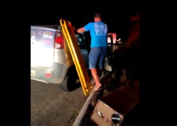 Mulher morre após carro colidir com cavalo na BR 116/Norte