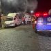 Trailler de lanches pega fogo em frente a hospital de Coité