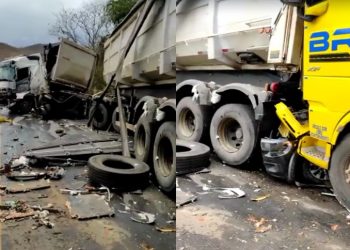 Casal de empresários morre em acidente que envolveu vários carros na BR 242 (vídeo)