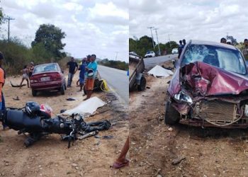Motociclista morre em colisão com carro na BA 233
