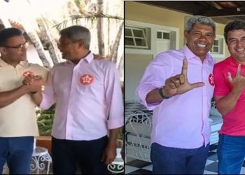 Ex-prefeito de Araci Silva Neto e prefeito de Serrinha Adriano Lima declaram apoio a Jerônimo para governador