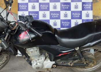 Coité – Polícia Civil recupera moto furtada no último domingo em Coité