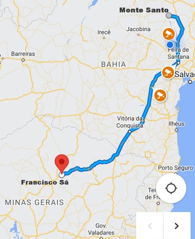 Ônibus de empresa de turismo de Monte Santo tomba no Estado de MG, deixa três mortos e 11 feridos