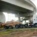 Feira – Viaduto da Cidade Nova é atingido mais uma vez por carga de veículo