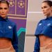 Look de Deborah Secco para comentar Copa chama atenção e divide opiniões