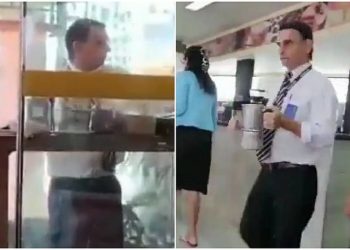 Garçom ‘sósia’ de Bolsonaro viraliza na internet: ‘Já arrumou outro emprego’