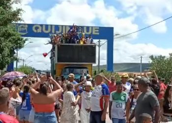 Seleção de Quijingue é recebida com festa após conquistar tútulo inédito do Intermunicipal