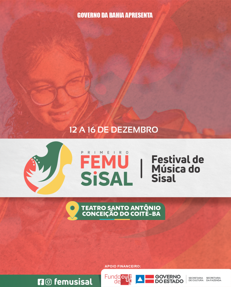 Orquestra Sisleira abre o primeiro Festival de Música da região sisaleira – FEMUSISAL: veja toda programação