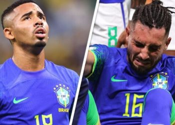 Gabriel Jesus e Alex Telles estão fora da Copa do Mundo