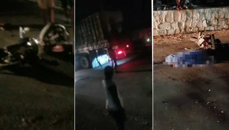 Jovem de 22 anos morre ao colidir moto no fundo de caminhão na BR 324