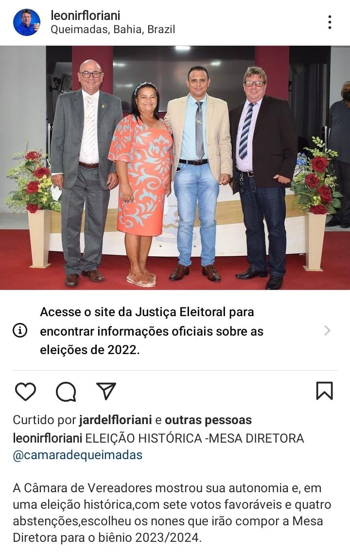 Queimadas – Vereador do PT eleito presidente da Câmara pela base governista em 2021, é reeleito com votos da oposição. Entenda