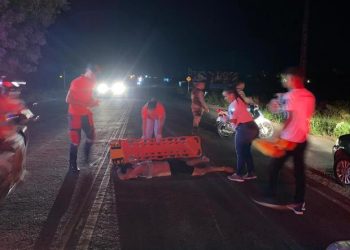 Motociclista fica gravemente ferido em acidente de moto na BA 120 após passar por quebra-mola