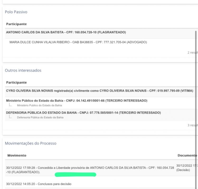 Comunicador flagrado recebendo dinheiro após extorquir procurador foi posto em liberdade provisória