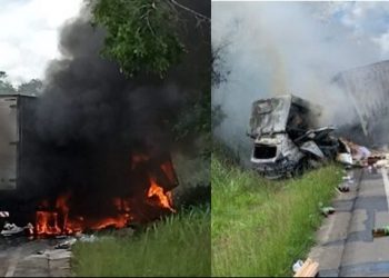 Colisão envolvendo caminhão baú e Ônix deixa três mortos na BA 131; caminhoneiro residia em R. do Jacuípe (atualizada)