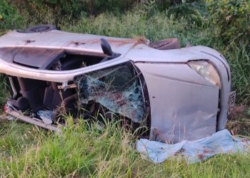Nova Fátima – Mulher morre e outras quatro pessoas ficam feridas após carro colidir em animal na BR 324