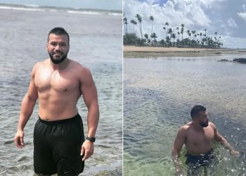 Turista goiano salva filho de afogamento e some no mar em Guarajuba