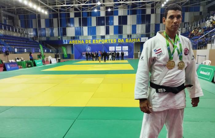 Serrinhense Uilquer Araújo chega ao fim da temporada como melhor judoca do ano na categoria 100kg