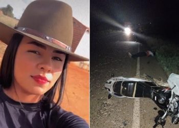 Jovem morre na BA 144 depois de colidir moto em máquina agrícola
