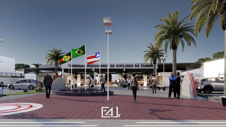 Euclides da Cunha inicia construção de uma nova rodoviária. Veja o projeto