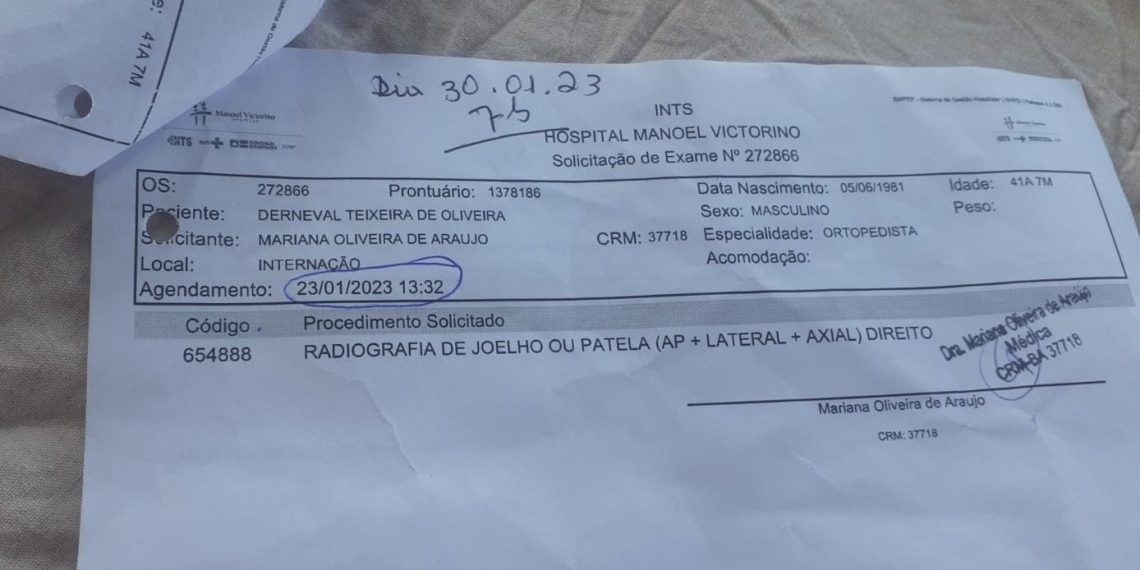 Paciente se revolta depois de perder horário de revisão em Salvador e tempo de retorno por conta de demandas da Prefeitura de Coité