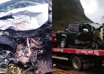 Esposa de policial militar morre em acidente na BA-142