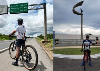 Araciense cumpre promessa ao pedalar até Brasília para acompanhar a posse de Lula