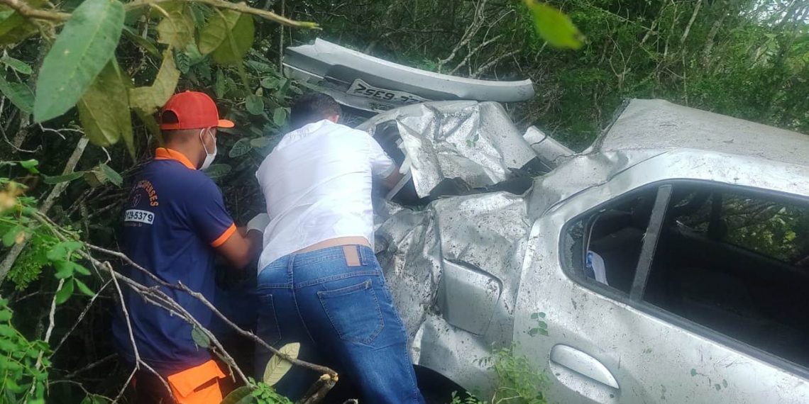 Brigada Anjos Jacuipenses é acionada para socorro a vítimas de acidente na BR 324