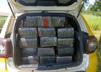 PR – Mulher que transportava 700 kg de maconha é assaltada, chama a polícia e é presa