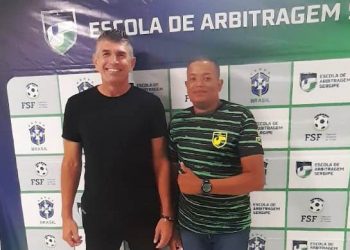 Filho do saudoso árbitro coiteense Washington Oliveira “Fragú” incia curso de arbitragem credenciado à CBF