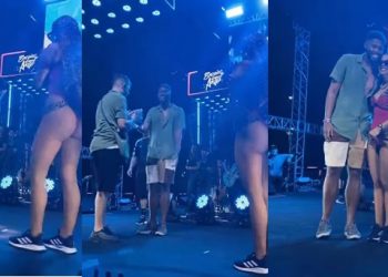 Show de Anitta em Salvador tem pedido de casamento no palco, feito por coiteense